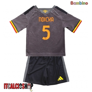 AS Roma Evan Ndicka #5 Terza Maglia Bambino 2026-27 Manica Corta (+ Pantaloni corti)